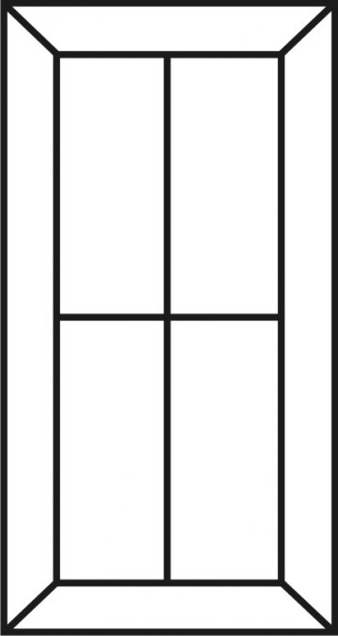 Monaco French Lite Cabinet Door (4 Lites)